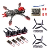 Mark4 Trousses de cadre FPV de 5 pouces en fibre de carbone 4pcs 2205 Moteur 4pcs 30A BLHeli_S Contrôleur de vol ESC F4 V3S 5045 Trousses d