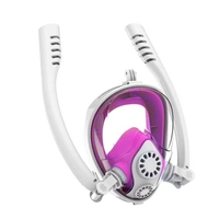 Masque de plongée avec système de respiration avancé 2019 New Design Double Snorkels