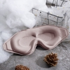 Masque pour les yeux de sommeil Masques de sommeil bloquant la lumière Masque de sommeil à coupe profilée 3D pour femmes hommes Bandeau respirant pour les yeux