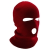 Masque thermique coupe-vent 3 trous hiver tricoté cyclisme masque chauffe-cou moto sous casque doublure masque casquettes ultime rétention thermique chapeau couverture complète masque de ski
