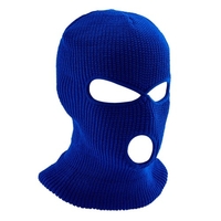 Masque thermique coupe-vent 3 trous hiver tricoté cyclisme masque chauffe-cou moto sous casque doublure masque casquettes ultime rétention thermique chapeau couverture complète masque de ski