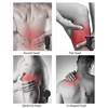 Massage musculaire Fascia Pistolet Poignée antidérapante 6 niveaux Batterie rechargeable Faible bruit avec 4 têtes de massage remplaçables