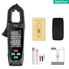 Mastfuyi FY382 Pince ampèremétrique intelligente True RMS 9999 Comptes Multimètre numérique Testeur de température Écran LCD Tension AC DC Détecteur de courant AC avec lampe de poche LED Voltmètre multifonction Capacité Résistance Fréquence Tes