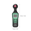 Mastfuyi FY8809 EMF mètre numérique testeur de champ électromagnétique détecteur de rayonnement de champ électrique tenu dans la main avec lampe de poche alarme son-lumière LCD rétro-éclairage affichage pour les inspections de bureau à domicile 