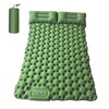 Matelas de camping pour 2 personnes avec oreiller pneumatique Matelas pneumatique portable Matelas de couchage imperméable pour sac à dos