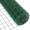 Matériel de clôture de jardin enduit de vinyle Clôture de volaille en tissu Rouleaux galvanisés Clôture de jardin Clôture en fil métallique Rouleau 118 * 20in pour balcon Cour Jardin