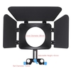 Matte Box Camshade pour tringle Rail 15mm Follow Focus Rig Cage film Kit Film rendant le système pour Canon Nikon DSLR caméra caméscope DV DVR enregistreur