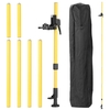 Max 4.2m hauteur réglable niveleur de ligne barre de support support de poteau télescopique 1/4 `` support d