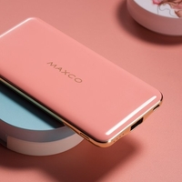 MAXCO MR8000C Power Bank 8000mAh Chargeur portable Chargeur de sauvegarde ultra-compact Sortie 2.4A Remplacement de charge haute vitesse pour iPhone iPad Samsung Galaxy et plus