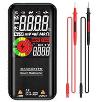 MAXRIENY S10 Multimètre multifonction à écran LCD 3, 3 pouces (sans batterie)