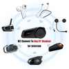 Maxto M2 BT casque de moto interphone FM casque étanche Moto Interphone remplacement pour Vimoto SENA casques 1 pièces noir
