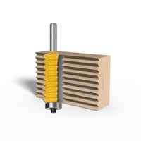 Mèches de toupie avec tige de 8 mm 6 perles longueur de lame de 24 mm pour le moulage de meubles et l