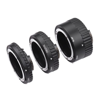 Mcoplus Macro Extension Tube Set 3 pièces 12mm 20mm 36mm Anneaux de tube d