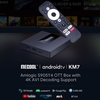 MECOOL KM7 Android 11 ATV Smart TV Box Amlogic S905Y4 Lecteur multimédia UHD 4K 2.4G/5G WiFi double bande BT5.0 Google certifié AV1 VP9 H.265 Décodage LPDDR4 2 Go eMMC 16 Go Télécommande vocale