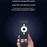 MECOOL KM7 Android 11 ATV Smart TV Box Amlogic S905Y4 Lecteur multimédia UHD 4K 2.4G/5G WiFi double bande BT5.0 Google certifié AV1 VP9 H.265 Décodage LPDDR4 4 Go eMMC 64 Go Télécommande vocale