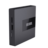 MECOOL KM7 Android 11 ATV Smart TV Box Amlogic S905Y4 Lecteur multimédia UHD 4K 2.4G/5G WiFi double bande BT5.0 Google certifié AV1 VP9 H.265 Décodage LPDDR4 4 Go eMMC 64 Go Télécommande vocale