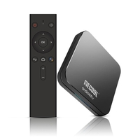 MECOOL KM9 Pro Smart 9.0 Lecteur TV avec lecteur multimédia Amlogic S905X2 Télécommande vocale 4 Go + 32 Go Double Bluetooth Bluetooth 4.0