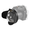 MEIKON Caméra sous-marine 200mm Fisheye Grand angle Lome Dome Port Housse Shade Cover 60m / 197ft Adaptateur rond imperméable à l