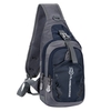 Men Sling Backpack Chest Crossbody Bag Shoulder Bag Travel Sports Gym Daypack
