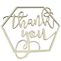 Merci Lettre Photographie Props Décorations de mariage Mariée et le marié Photo Sign Party Favors