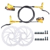 MEROCA vélo frein à disque à huile vtt Kit de frein à disque hydraulique avant arrière vélo étriers de frein pinces pour VTT