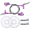MEROCA vélo frein à disque à huile vtt Kit de frein à disque hydraulique avant arrière vélo étriers de frein pinces pour VTT