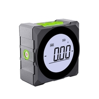 MESTEK 4 * 90 ° Inclinomètre numérique électronique portable 4 unités Commutation IP54 Rapporteur d