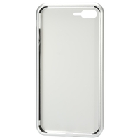 Metal-bordé de téléphone portable cas trempé verre magnétique adsorption protection Smartphone couverture pare-chocs de luxe cadre en aluminium cas pour Iphone 7p