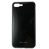 Metal-bordé de téléphone portable cas trempé verre magnétique adsorption protection Smartphone couverture pare-chocs de luxe cadre en aluminium cas pour Iphone 7p