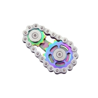 Metal Gear Bicycle Chain Décompression Fingertip Chain Gear Chain Décompression Jouet (couleur 1)