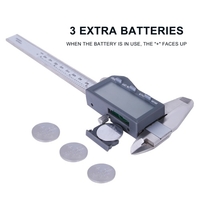 METERK 220-150-160,  étrier de mesure électronique en acier inoxydable de 150 mm
