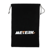 Meterk 30 * 19cm noir pochette sac de protection floqué