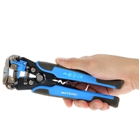 Meterk Multifonctionnel Automatique Ajustable Câble Wire Stripper Cutter Outils de sertissage Pinces à éplucher