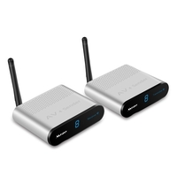 Émetteur-récepteur AV sans fil Measy AV220 Émetteur et récepteur à 8 canaux 2, 4 GHz,  flux audio vidéo sans fil jusqu