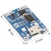 Micro / Type-C / Mini USB 5V 1A TP4056 Carte de charge du module de chargeur de batterie au lithium 18650 avec protection à double fonction Li-ion 1A
