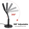 Micro de bureau USB Plug & Play Omnidirectionnel PC Ordinateur portable Micro