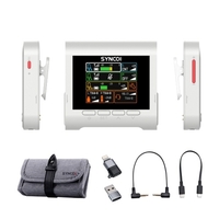 Micro système de microphone sans fil SYNCO G3 2.4G avec récepteur double canal + émetteurs 2 pièces microphones à pince