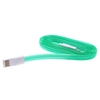 Micro USB 2.0 1m données Sync Cable cordon avec lumière colorée de charge pour Samsung HTC Smartphone