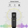 Microphone à condensateur PULUZ Kits de chant de diffusion S-tudio avec bras de suspension et support anti-choc en métal et carte son USB pour enregistrer les performances du spectacle vivant