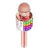 Microphone BT portable sans fil avec lumières LED contrôlables