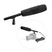 Microphone canon professionnel à condensateur en alliage d
