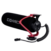 Microphone COMICA CVM-V30 LITE avec condensateur à motif polaire super-cardio de à motif polaire pour caméra Smartphone noir