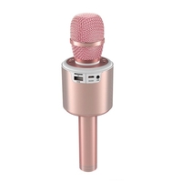 Microphone de karaoké professionnel sans fil N6 BT avec lumières LED de danse 2-en-1 haut-parleur de micro karaoké portable portable