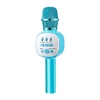 Microphone de karaoké sans fil à condensateur Micro de surveillance portable pour enfants avec effets de lumière LED