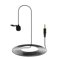 Microphone Lavalier Micro Omnidirectionnel Clip-on