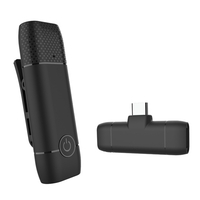 Microphone Lavalier sans fil Clip-on Phone Micro sans fil Réduction du bruit Plug-Play Micro sans fil pour l