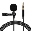 Microphone professionnel à pince prise Audio 3.5mm pour Smartphones avec fil d