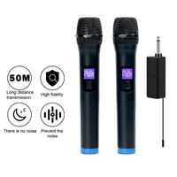 Microphone sans fil BOMGE multifonctionnel double canal sans fil sans fil sans fil