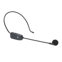 Microphone sans fil UHF monté sur la tête One Drag Two Anti-interférence sans fil MIC Transmetteur Récepteur Outdoor Performance Microphone