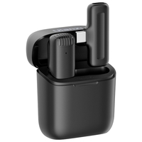 Microphone sans fil Ulanzi J11 avec 1 mini récepteur et 1 micro-clip-on pour smartphones Android de type C